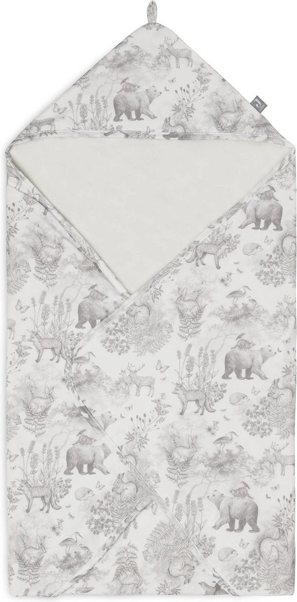 Jollein Badcape 75x75cm Pimpelmees - Forest Animals 4 Jollein Badcape 75x75cm Pimpelmees - Forest Animals - Afbeelding 4