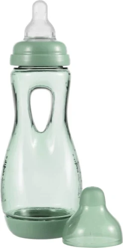Difrax Handgreep Babyfles 240 Ml Natural - Anti-Colic - Sage|Groen