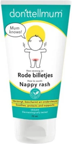 Donttellmum - Rode Billetjes Zalf - 70ml -Babyproducten Winkel 601x1200