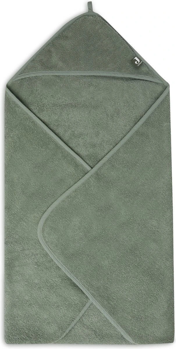 Jollein Badcape Badstof 75x75cm - Ash Green 12 Jollein Badcape Badstof 75x75cm - Ash Green - Afbeelding 12