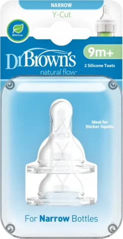 Dr. Brown's Options+ Anti-colic Y-speen - Voor Standaard Halsfles - 2 Stuks -Babyproducten Winkel 618x1200 5