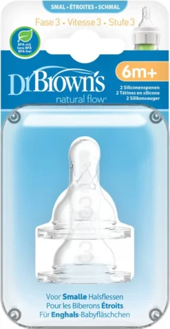 Dr. Brown's Fles Speen Standaard - Fase 3 - 2 Stuks -Babyproducten Winkel 620x1200 3