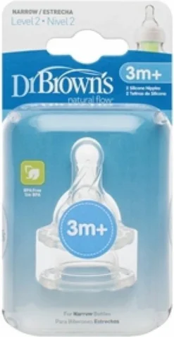 Dr. Brown's Fles Speen Standaard - Fase 2 - 2 Stuks -Babyproducten Winkel 622x1200 4