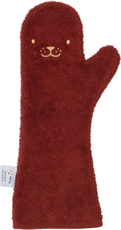 Invented 4 Kids - Douche Washandje - Washandjes - Rode Zeehond