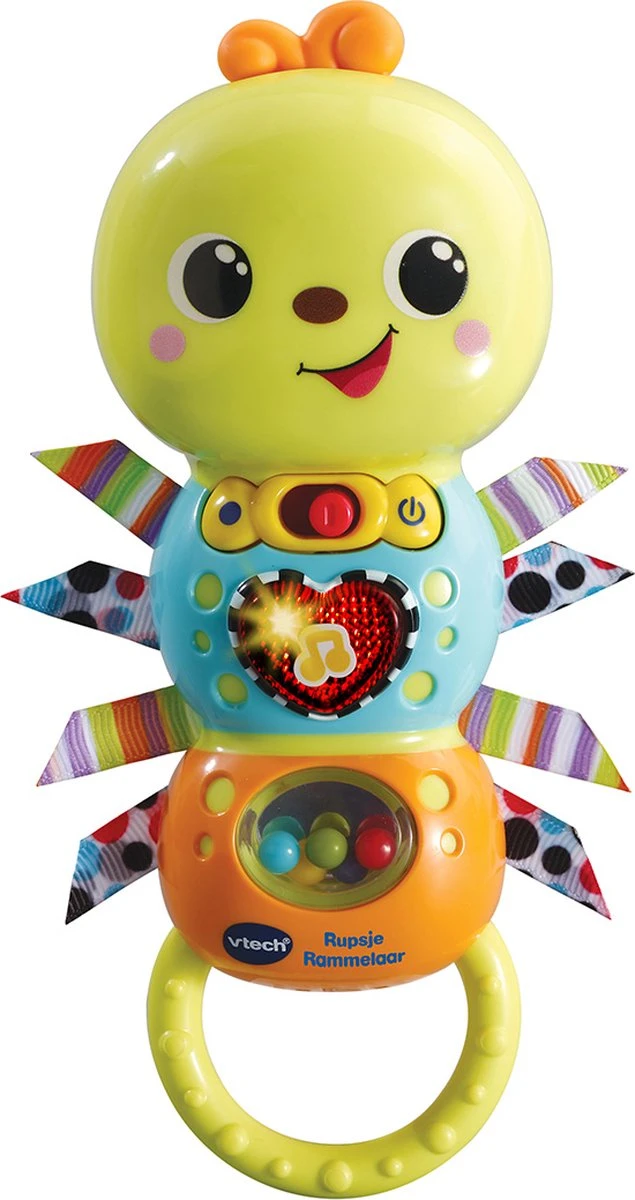 VTech Baby Rupsje Rammelaar - Educatief Babyspeelgoed - 3 Tot 36 Maanden 1 VTech Baby Rupsje Rammelaar - Educatief Babyspeelgoed - 3 Tot 36 Maanden