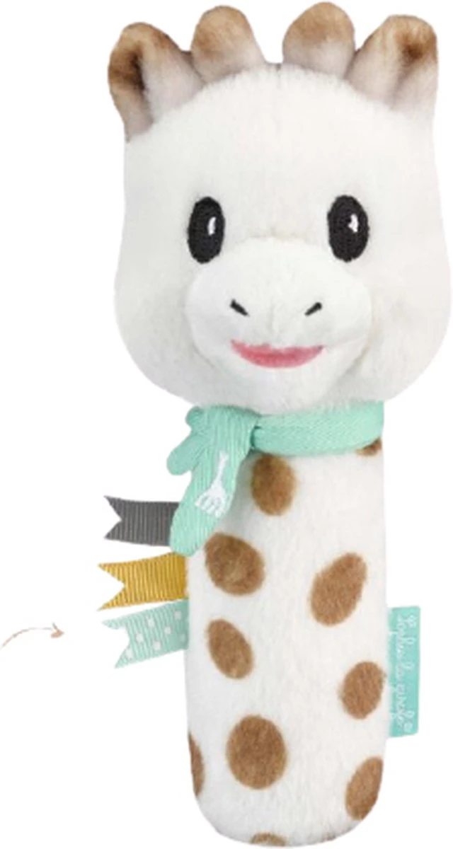 Sophie De Giraf - Rammelaar - Pluche Knijprammelaar 5 Sophie De Giraf - Rammelaar - Pluche Knijprammelaar - Afbeelding 5