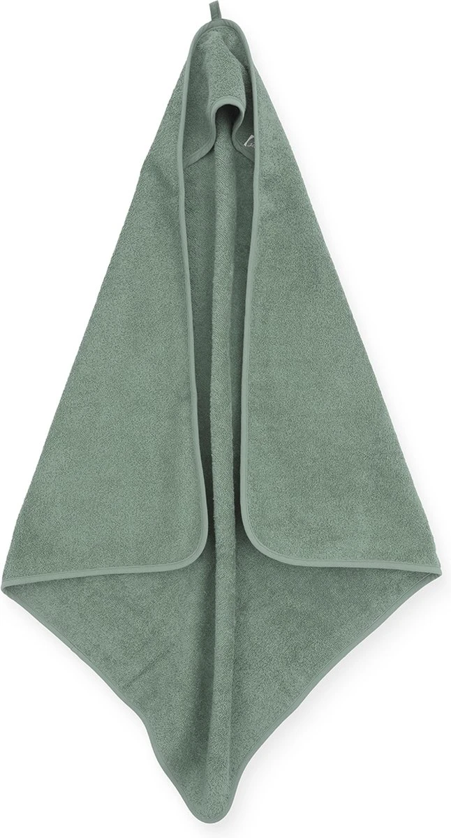 Jollein Badcape Badstof 75x75cm - Ash Green 1 Jollein Badcape Badstof 75x75cm - Ash Green