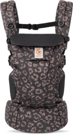 Ergobaby Omni Dream Draagzak - Black Leopard - Ergonomische Baby Draagzak Voor Baby En Drager