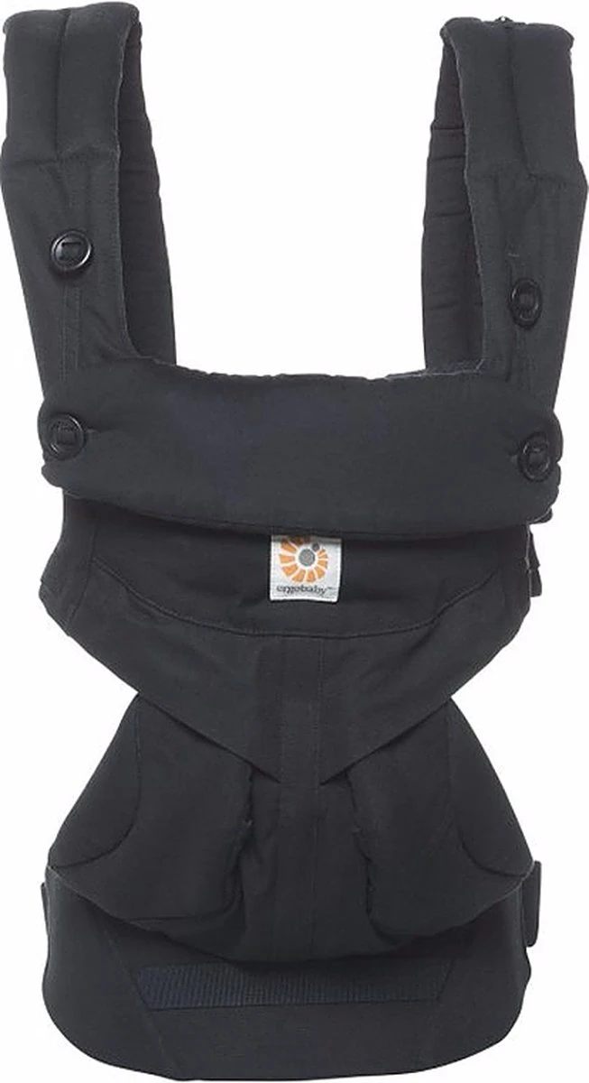 Ergobaby 360 Four Positions Baby Draagzak - Pure Black 2 Ergobaby 360 Four Positions Baby Draagzak - Pure Black - Afbeelding 2