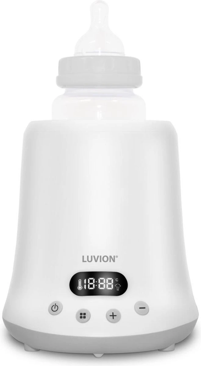 Luvion Eco Fast Deluxe 4 In 1 Flessenwarmer - Verwarmt Zeer Snel - Steriliseren Met Stoomkap - Warmhouden En Ontdooien 3 Luvion Eco Fast Deluxe 4 In 1 Flessenwarmer - Verwarmt Zeer Snel - Steriliseren Met Stoomkap - Warmhouden En Ontdooien - Afbeelding 3