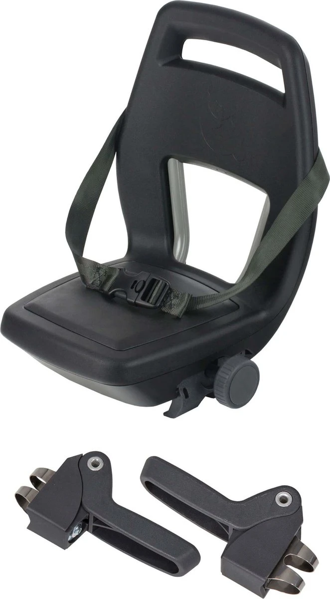Qibbel 6+ Junior Fietsstoeltje Achter - Zwart - Inclusief Voetsteuntjes 1 Qibbel 6+ Junior Fietsstoeltje Achter - Zwart - Inclusief Voetsteuntjes