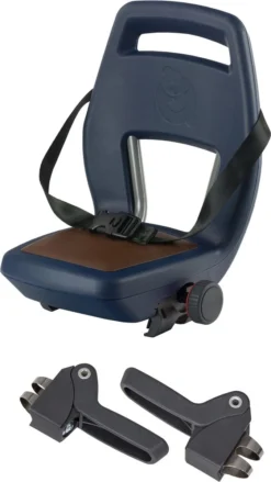 Qibbel 6+ Junior Fietsstoeltje Achter - Blauw Met Bruin Kussentje -Babyproducten Winkel 675x1200 2