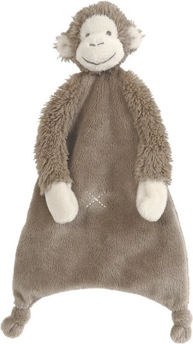 Happy Horse Aap Mickey Knuffeldoekje - Bruin - Baby Cadeau 1 Happy Horse Aap Mickey Knuffeldoekje - Bruin - Baby Cadeau