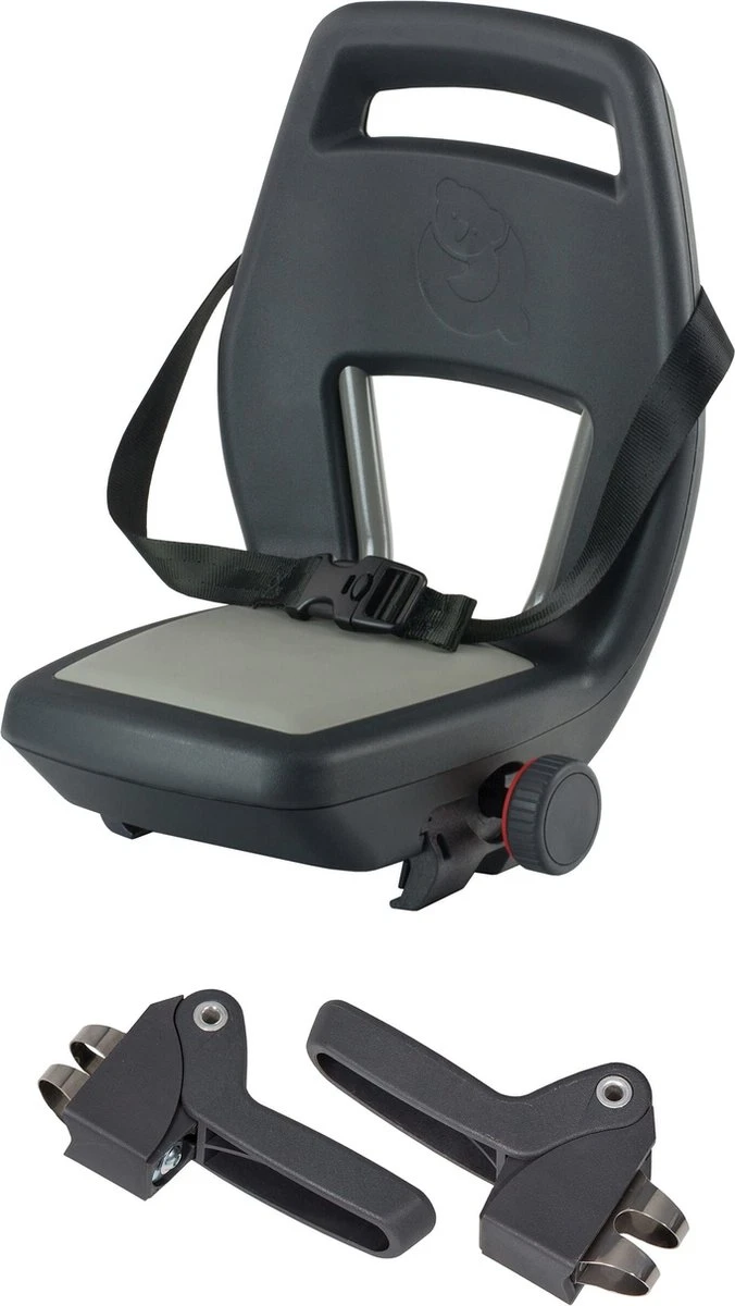 Qibbel 6+ Junior Fietsstoeltje Achter - Antraciet 2 Qibbel 6+ Junior Fietsstoeltje Achter - Antraciet - Afbeelding 2