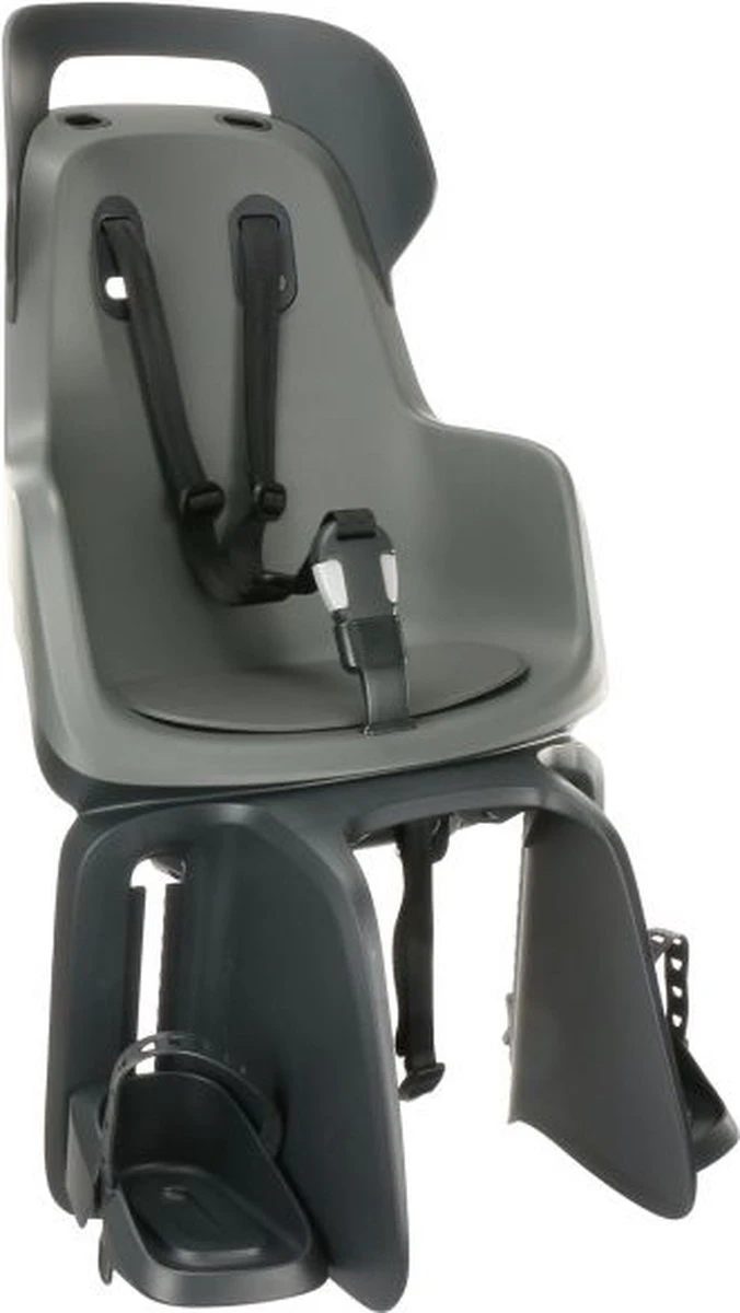 Bobike Maxi Go Fietsstoeltje Achter BD - Macaron Grey 2 Bobike Maxi Go Fietsstoeltje Achter BD - Macaron Grey - Afbeelding 2