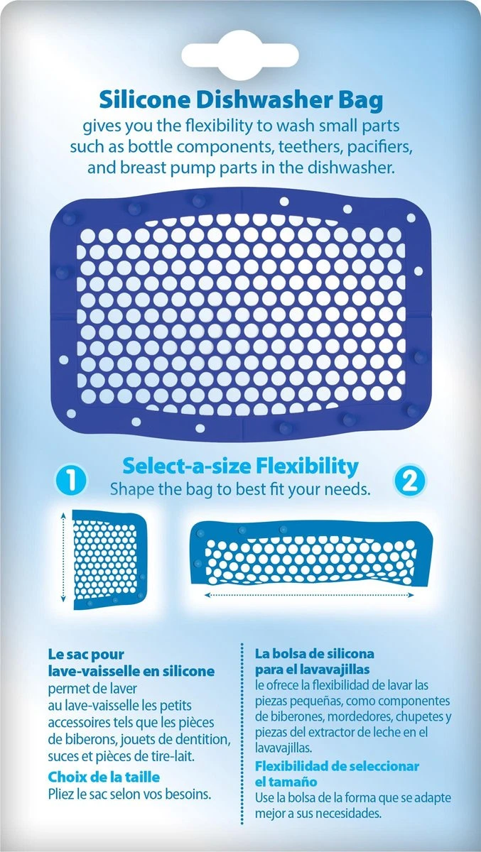 Dr. Brown's - Siliconen Vaatwasmandje-100% Silicoon 4 Dr. Brown's - Siliconen Vaatwasmandje-100% Silicoon - Afbeelding 4