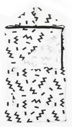 KipKep Blenker Hydrofiele Badcape - Maat 100x70cm - Memphis White