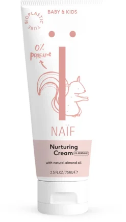 Naïf Vette Crème Voor De Gevoelige Huid - Parfumvrij - Baby En Kind - 75ml - Met Natuurlijke Ingrediënten
