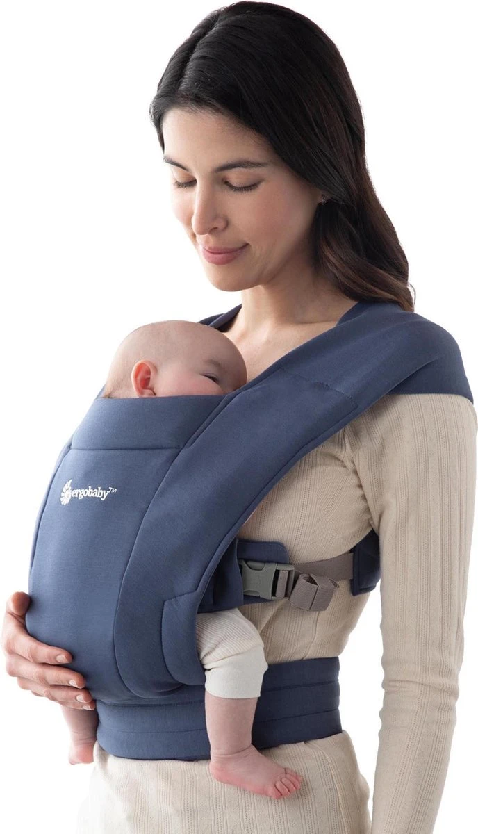 Ergobaby - Embrace - Draagzak Baby - Soft Blue - Ergonomisch Vanaf Geboorte 1 Ergobaby - Embrace - Draagzak Baby - Soft Blue - Ergonomisch Vanaf Geboorte