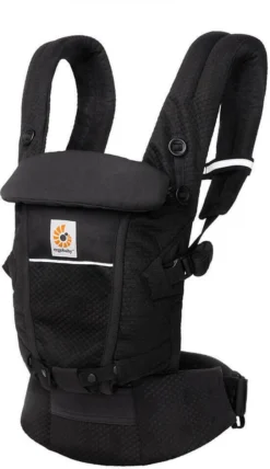 Ergobaby Draagzak Adapt - Soft Flex Mesh - Onyx Black