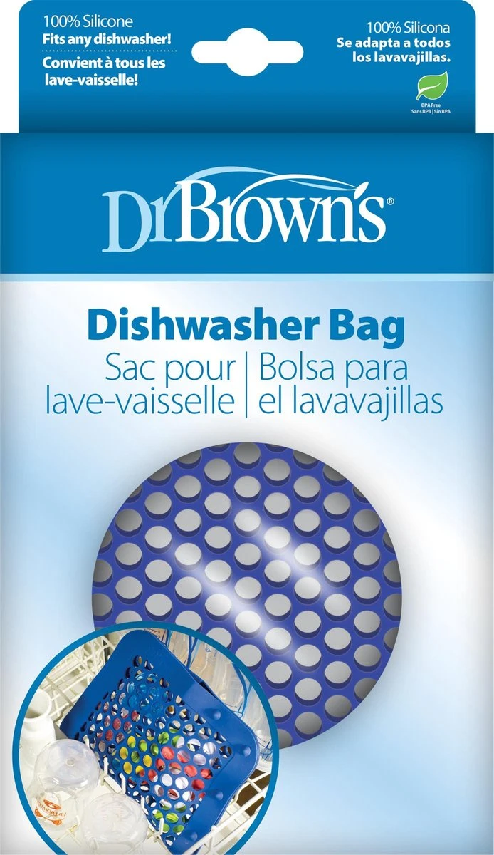 Dr. Brown's - Siliconen Vaatwasmandje-100% Silicoon 5 Dr. Brown's - Siliconen Vaatwasmandje-100% Silicoon - Afbeelding 5