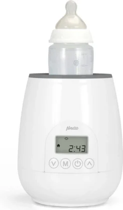 Alecto BW-700 - Snelle Digitale Flessenwarmer 500W Voor Opwarmen, Steriliseren En Ontdooien - Inclusief Stoomkap - Bediening Via Display - Wit -Babyproducten Winkel 706x1200 6