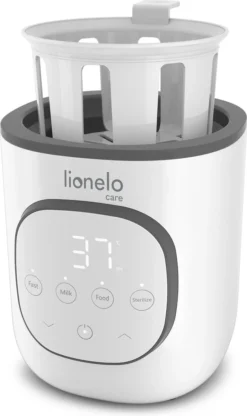 Lionelo Thermup 2.0 Flessenwarmer 5in1 - Verwarming Van Vloeistoffen En Eten - Sterilseren En Ontdooien - BPA-FREE - Overhittingsbeveiliging - Thermostaat - Automatische Uitschakeling Bij Watertekort -Babyproducten Winkel 713x1200