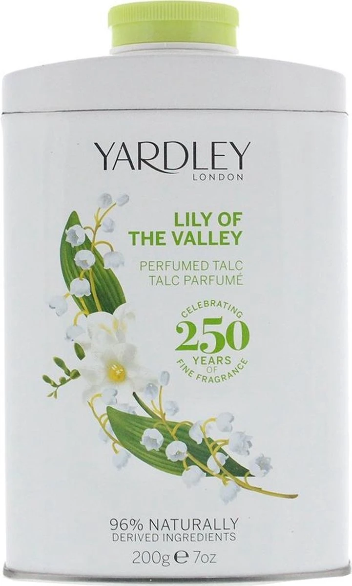 Lily Of The Valley Yardley By Yardley London 207 Ml - Pefumed Talc 3 Lily Of The Valley Yardley By Yardley London 207 Ml - Pefumed Talc - Afbeelding 3