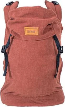 ByKay - Draagzak - Click Carrier Classic - Linnen Rusty Brown -Babyproducten Winkel 726x1200 2