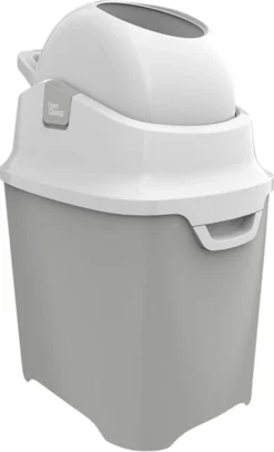 DiaperChamp ONE - Soft Silver - Standaard Luieremmer -Babyproducten Winkel 727x1200