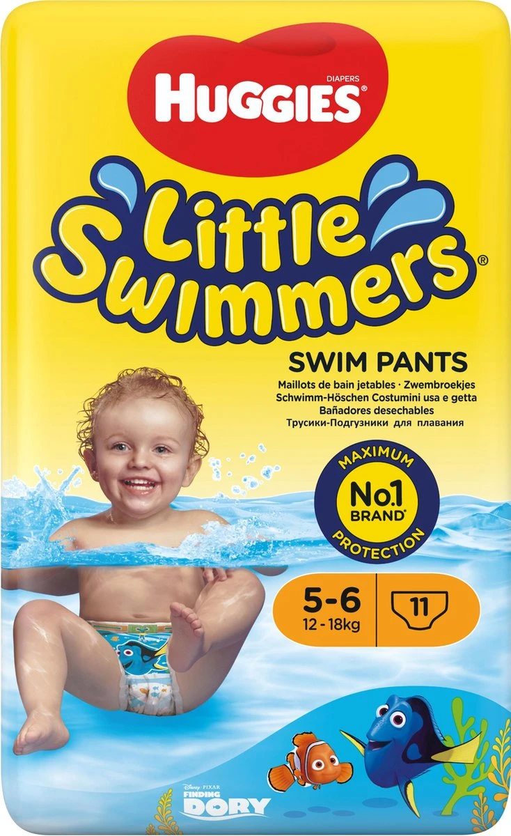 Huggies Little Swimmers - Zwemluiers - Maat 5/6 - (12 Tot 18 Kg) - Voordeelverpakking - 33 Stuks 7 Huggies Little Swimmers - Zwemluiers - Maat 5/6 - (12 Tot 18 Kg) - Voordeelverpakking - 33 Stuks - Afbeelding 7