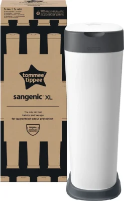 Tommee Tippee Twist & Click XL-luieremmer - Voor Maximaal 60 Luiers - Milieuvriendelijker Systeem - 1 Navulcassette - Duurzaam Geproduceerde Antibacteriële GREENFILM 19 Tommee Tippee Twist & Click XL-luieremmer - Voor Maximaal 60 Luiers - Milieuvriendelijker Systeem - 1 Navulcassette - Duurzaam Geproduceerde Antibacteriële GREENFILM -Babyproducten Winkel 745x1200