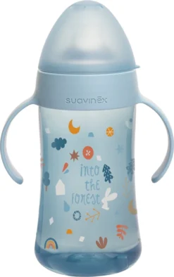 Suavinex Forest Blauw 270ml Drinkfles Met Handvatten SXZFEE071499
