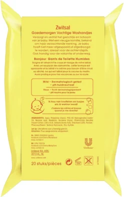 Zwitsal Baby Goedemorgen Vochtige Washandjes - 4 X 20 Stuks - Voordeelverpakking 9 Zwitsal Baby Goedemorgen Vochtige Washandjes - 4 X 20 Stuks - Voordeelverpakking -Babyproducten Winkel 756x1200