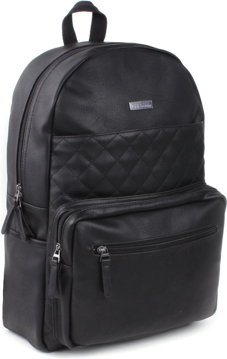 Kidzroom Popular Luiertas Rugzak - Zwart - Verschoonmatje - Flessenhouder 2 Kidzroom Popular Luiertas Rugzak - Zwart - Verschoonmatje - Flessenhouder - Afbeelding 2