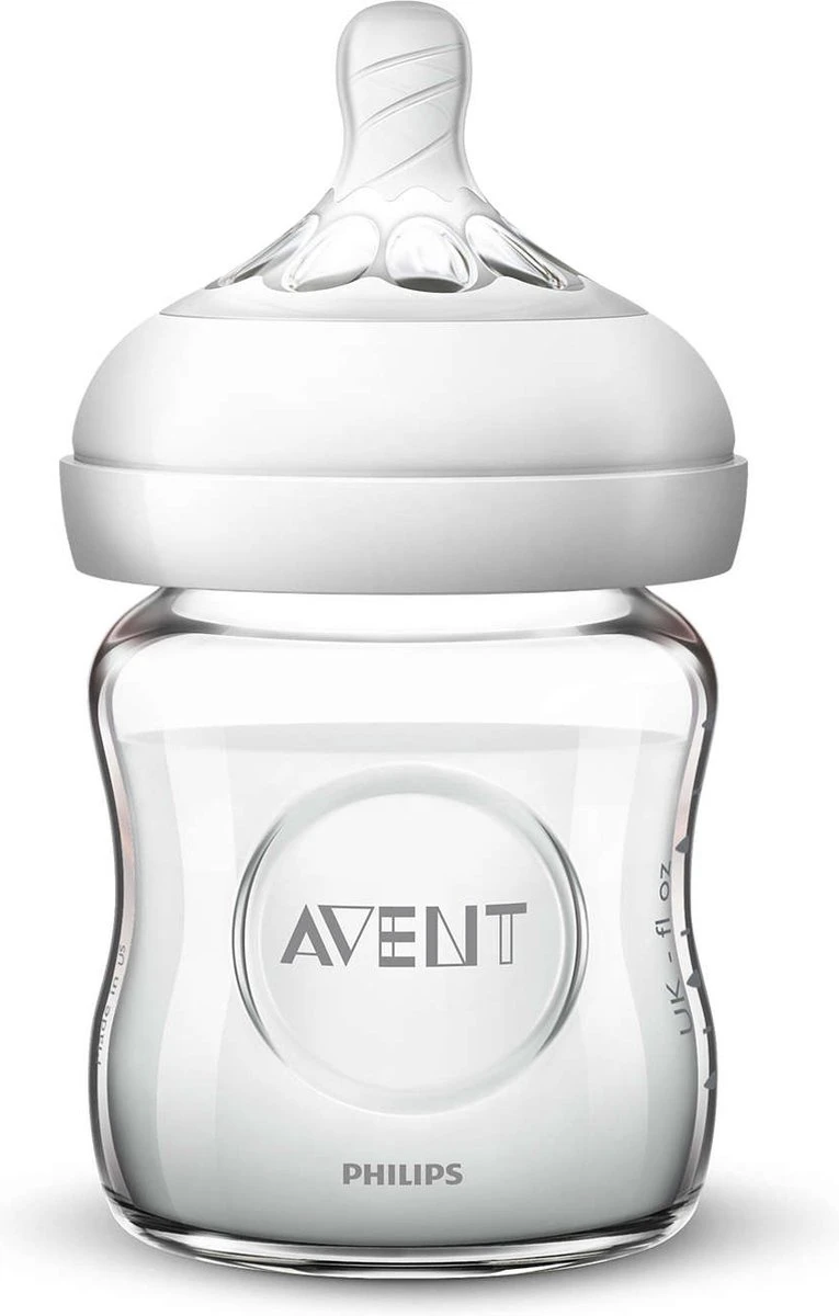 Philips Avent Glazen SCF051/17 - Natural-babyfles - 0m+ - 120ml 1 Philips Avent Glazen SCF051/17 - Natural-babyfles - 0m+ - 120ml