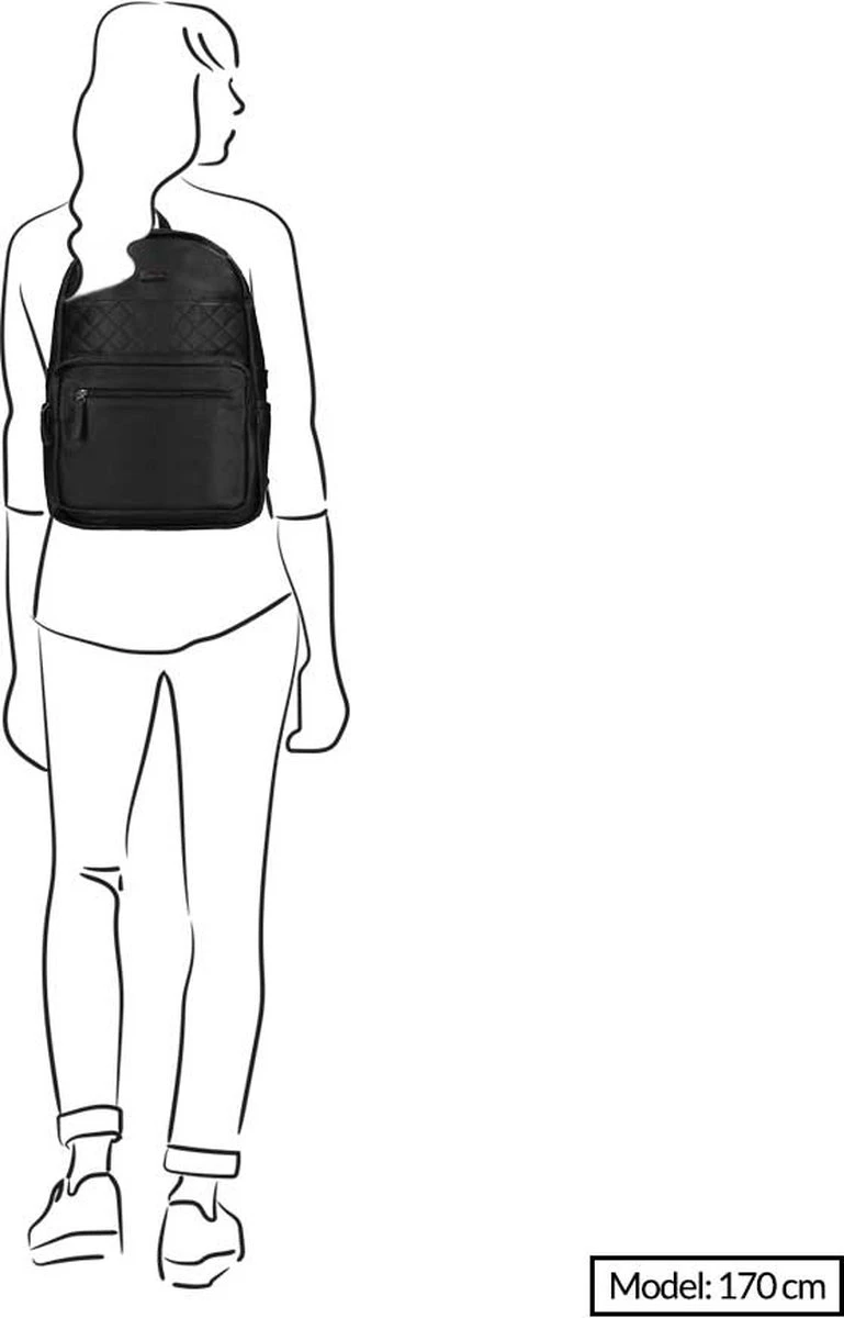 Kidzroom Popular Luiertas Rugzak - Zwart - Verschoonmatje - Flessenhouder 11 Kidzroom Popular Luiertas Rugzak - Zwart - Verschoonmatje - Flessenhouder - Afbeelding 11