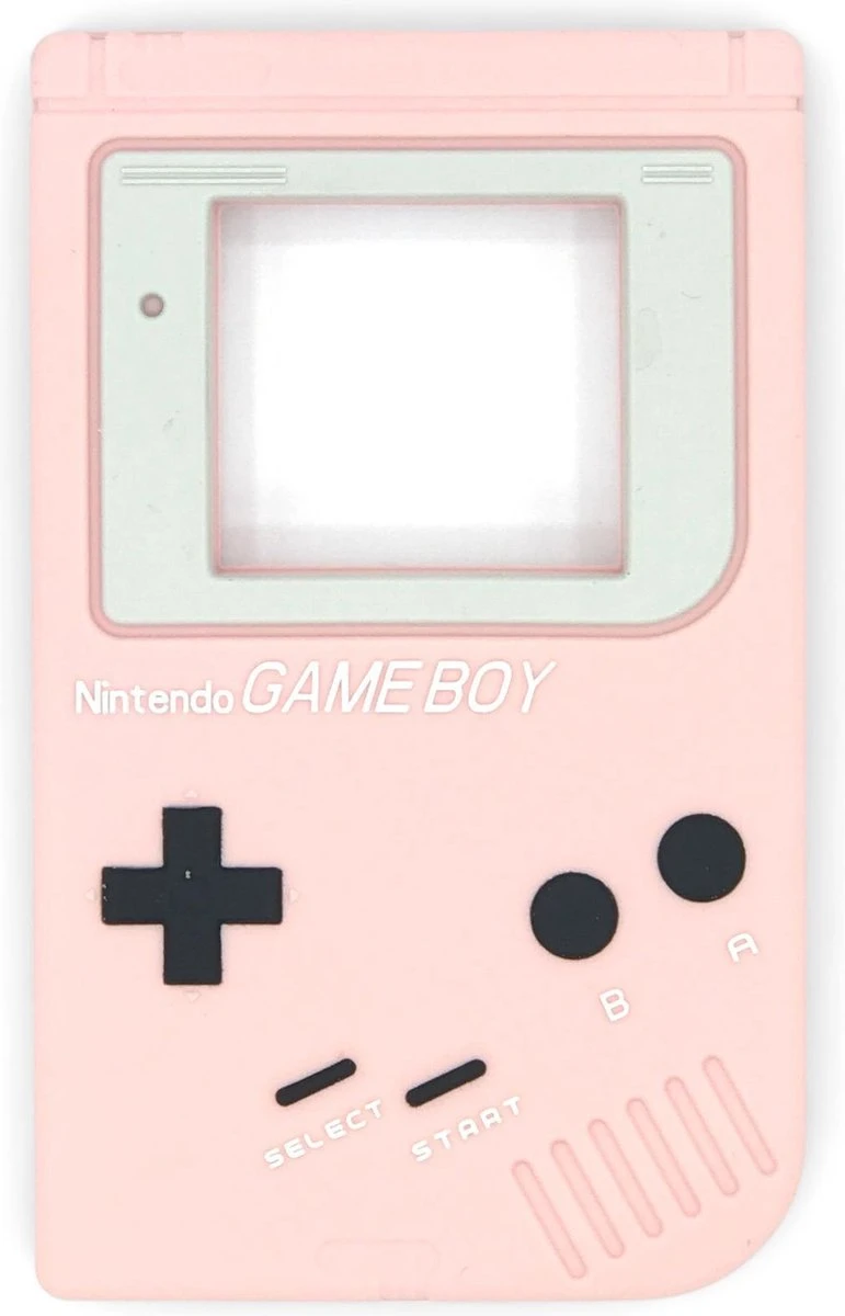 Game Boy Bijtketting - Kauwsieraad - Bijtring - Roze 1 Game Boy Bijtketting - Kauwsieraad - Bijtring - Roze