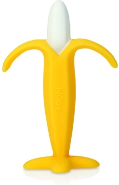 Nûby - Silicone Bijtspeelgoed - Banaan - 3m+