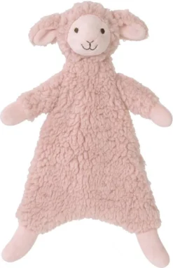 Happy Horse Lam Lotus Knuffeldoekje - Perzikroze - Baby Cadeau