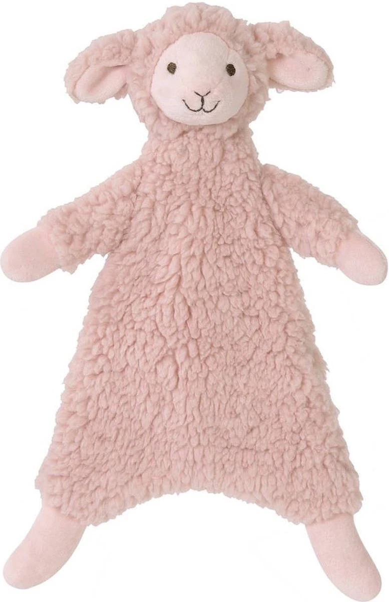 Happy Horse Lam Lotus Knuffeldoekje - Perzikroze - Baby Cadeau 1 Happy Horse Lam Lotus Knuffeldoekje - Perzikroze - Baby Cadeau