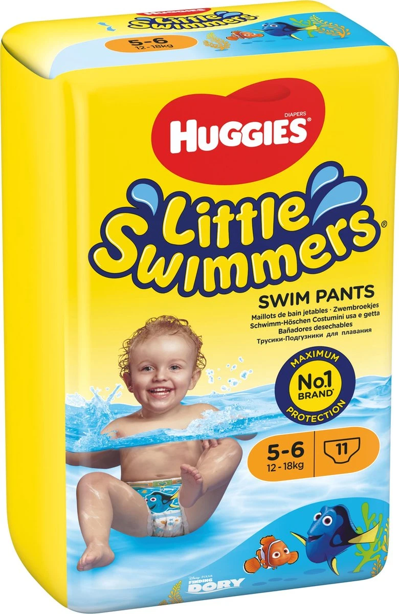 Huggies Little Swimmers - Zwemluiers - Maat 5/6 - (12 Tot 18 Kg) - Voordeelverpakking - 33 Stuks 9 Huggies Little Swimmers - Zwemluiers - Maat 5/6 - (12 Tot 18 Kg) - Voordeelverpakking - 33 Stuks - Afbeelding 9