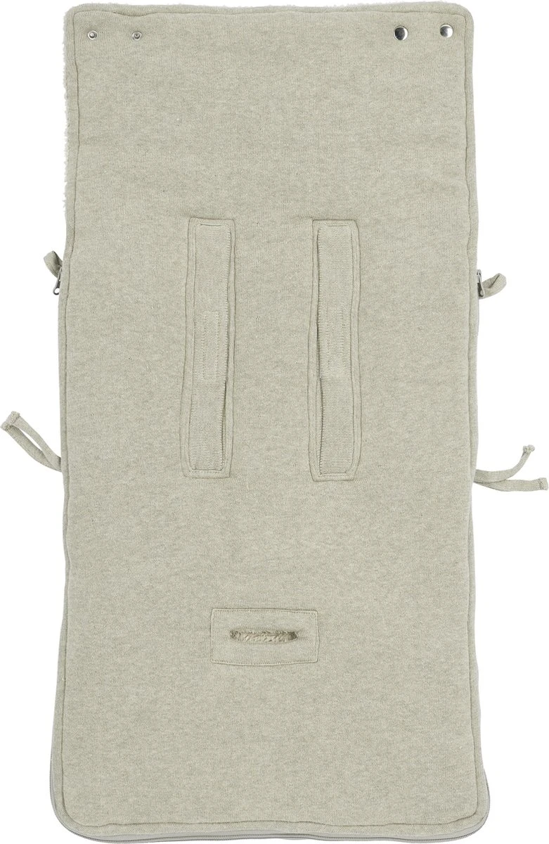 Meyco Knit Basic Voetenzak - Sand Melange 3 Meyco Knit Basic Voetenzak - Sand Melange - Afbeelding 3