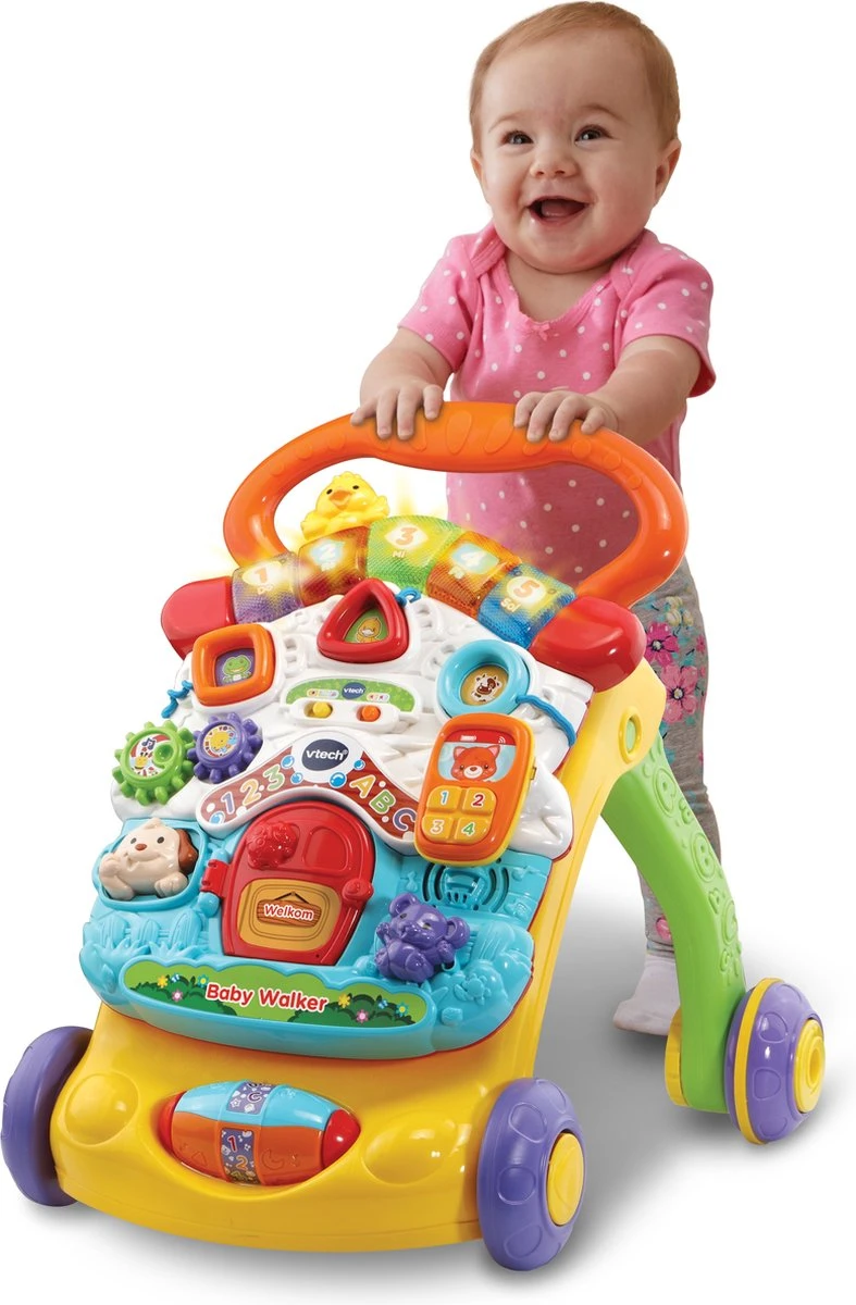 VTech 2 In 1 Baby Walker - Educatief Babyspeelgoed - Loopwagen Met Licht 6 VTech 2 In 1 Baby Walker - Educatief Babyspeelgoed - Loopwagen Met Licht - Afbeelding 6