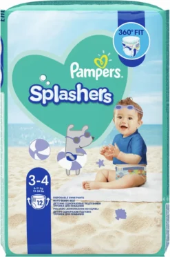 Pampers® Pampers Splashers Wegwerpbare Zwemluiers - Maat 3-4 (6-11 Kg) - 36 Stuks - Voordeelverpakking 22 Pampers® Pampers Splashers Wegwerpbare Zwemluiers - Maat 3-4 (6-11 Kg) - 36 Stuks - Voordeelverpakking -Babyproducten Winkel 796x1200 1