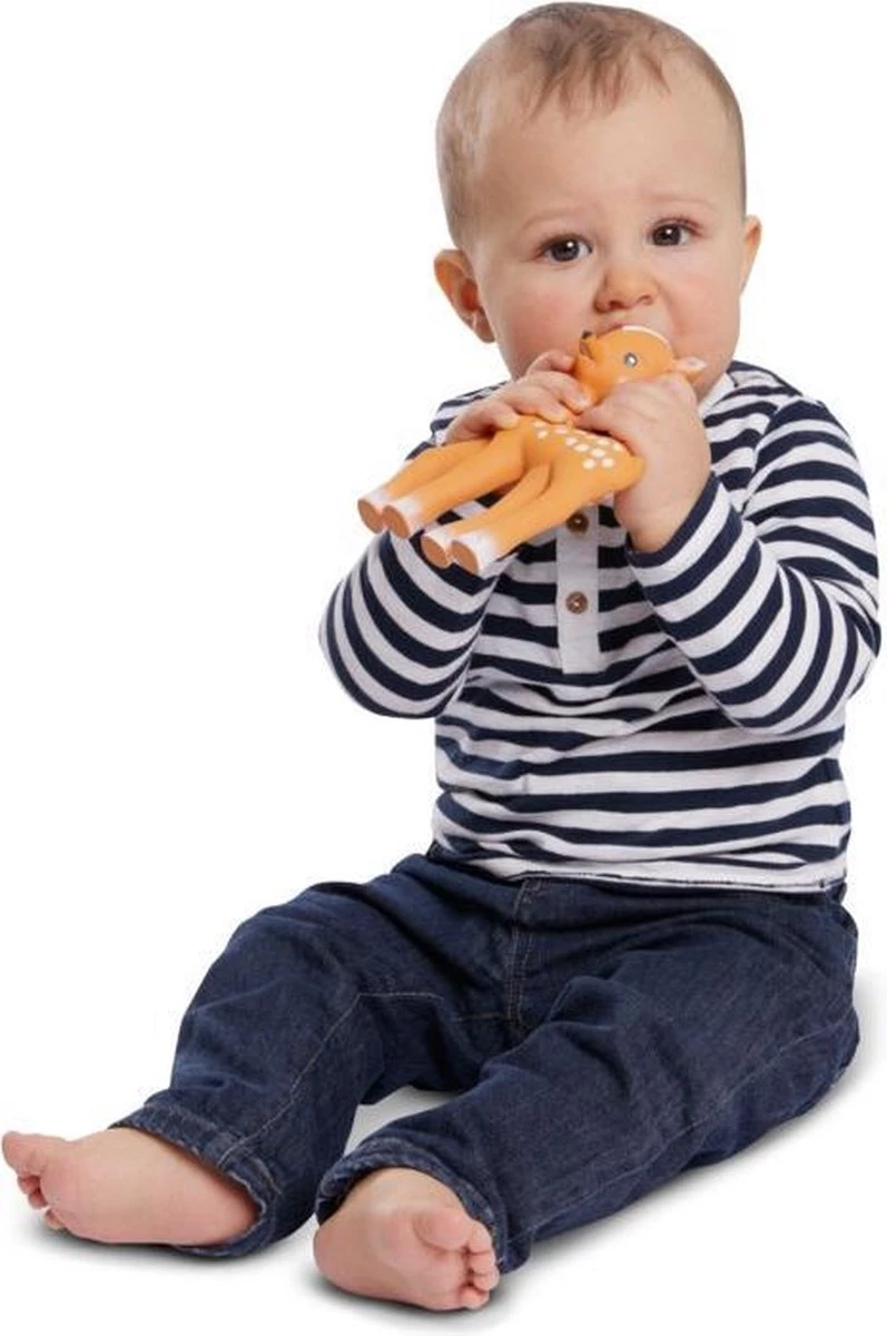 Sophie De Giraf- Bijtspeelgoed - FanFan Het Hertje - 100% Natuurlijk Rubber 2 Sophie De Giraf- Bijtspeelgoed - FanFan Het Hertje - 100% Natuurlijk Rubber - Afbeelding 2