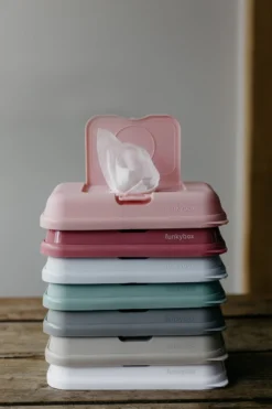Funkybox - Billendoekjes Doosje - To Go - Grey - Little Stars -Babyproducten Winkel 799x1200 1
