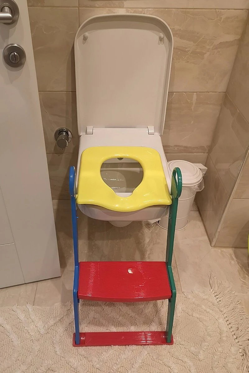 Motek® - WC Verkleiner - Wc Verkleiner Met Trapje - Toiletverkleiner - Toilettrainer - Wc Verkleiner Opvouwbaar - 2 Tot 7 Jaar - Trainer Met Opstapje 6 Motek® - WC Verkleiner - Wc Verkleiner Met Trapje - Toiletverkleiner - Toilettrainer - Wc Verkleiner Opvouwbaar - 2 Tot 7 Jaar - Trainer Met Opstapje - Afbeelding 6
