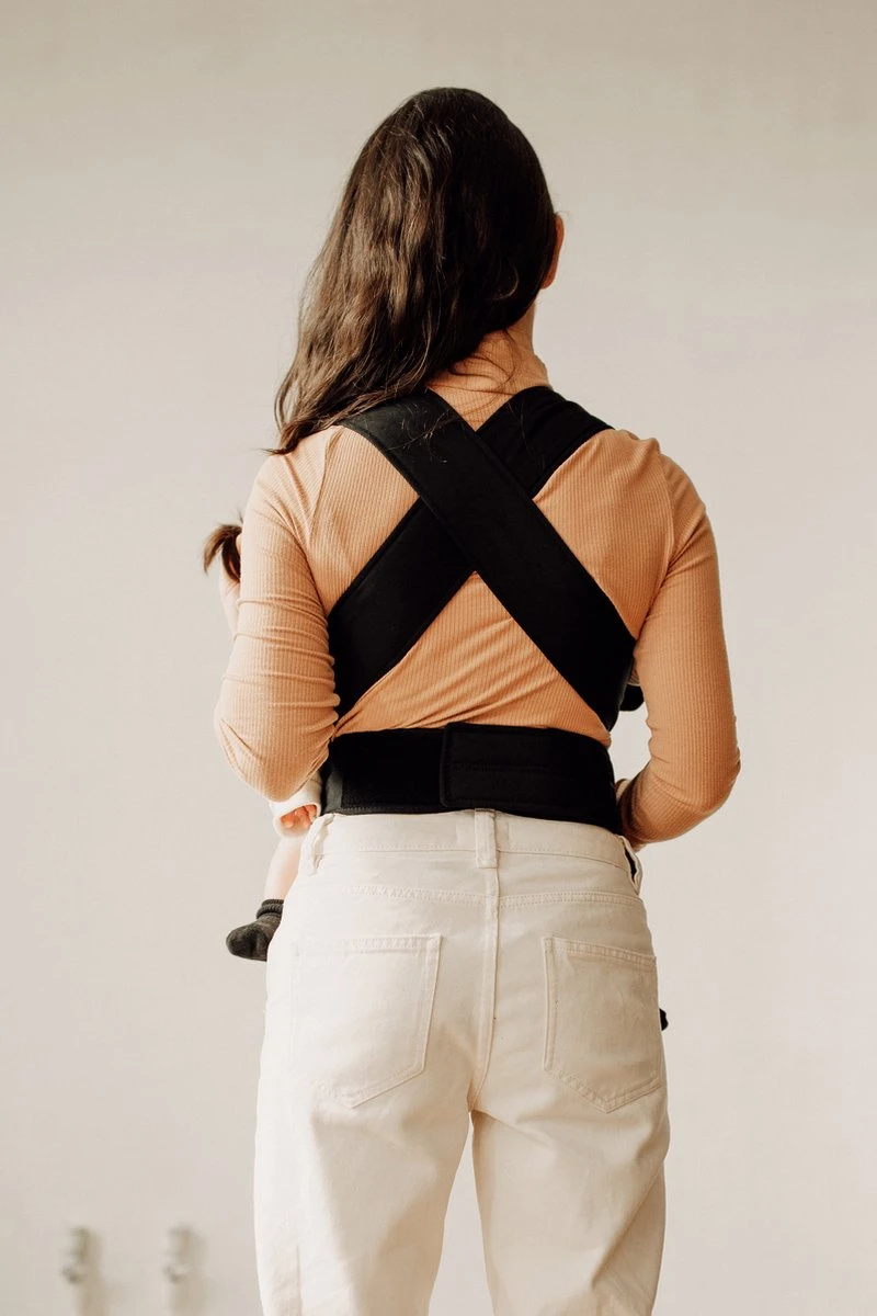 Marsupi Classic Black - Maat XL - Taille 85-120 Cm - Draagzak Baby 2 Marsupi Classic Black - Maat XL - Taille 85-120 Cm - Draagzak Baby - Afbeelding 2