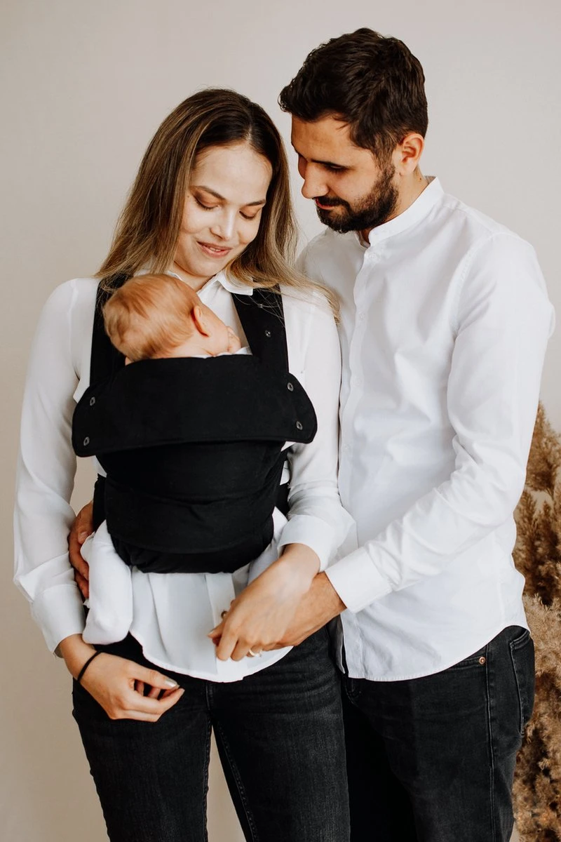 Marsupi Classic Black - Maat XL - Taille 85-120 Cm - Draagzak Baby 5 Marsupi Classic Black - Maat XL - Taille 85-120 Cm - Draagzak Baby - Afbeelding 5